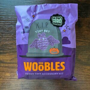 *Glow in the Dark* The Woobles Haunted House Tiny Bat Accessory Crochet Kit- NEW